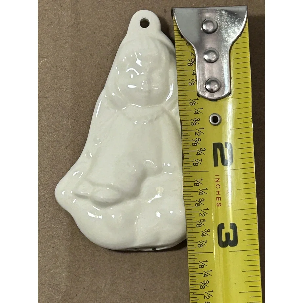 Vintage‎ angel sitting on cloud Christmas tree holiday ceramic 3
